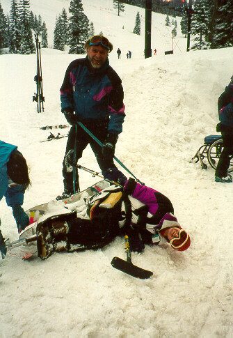 Brianne Skiing